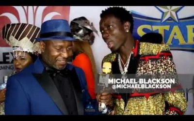 Video: Comedian Michael Blackson explains his CRAZY outfits at 2018 HAPA Awards