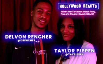 Video: Taylor Pippen & Her Boo Delvon Rencher React To 'Soul' Winning 2 Oscars – Hollywood Reacts