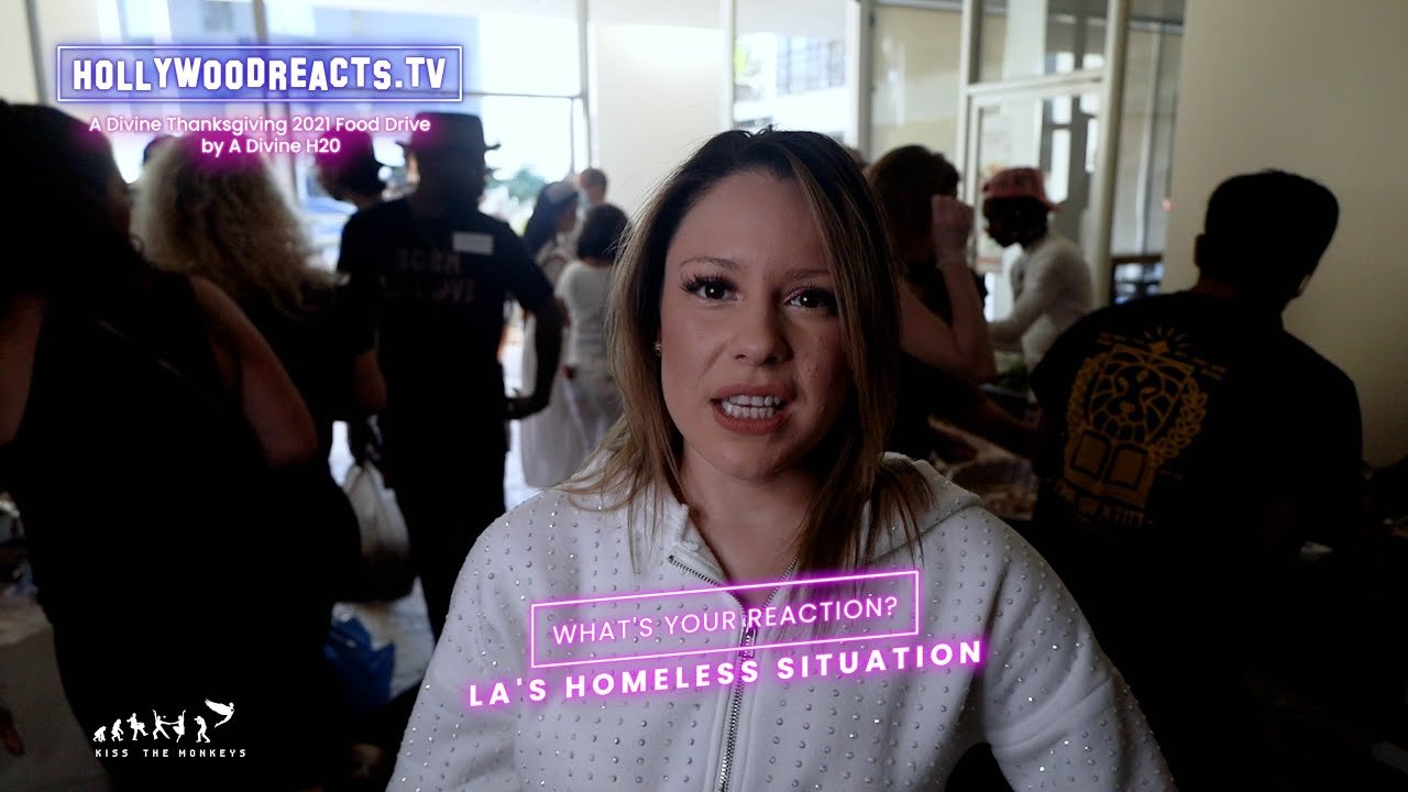 Video: Zareth Shahar Reacts To Homeless Situation In LA – Hollywood Reacts – Divine Project