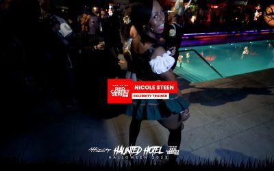 Video: Nicole Steen is Hollywood’s German Beer Maid at the W Hollywood’s Haunted Hotel 2023! 🍺🎃