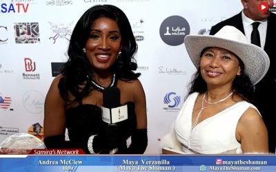 Video: Luxury Gala 2024 – Andrea McClew interviewed Maya Verzonilla ( Maya the Shaman) on the redcarpet