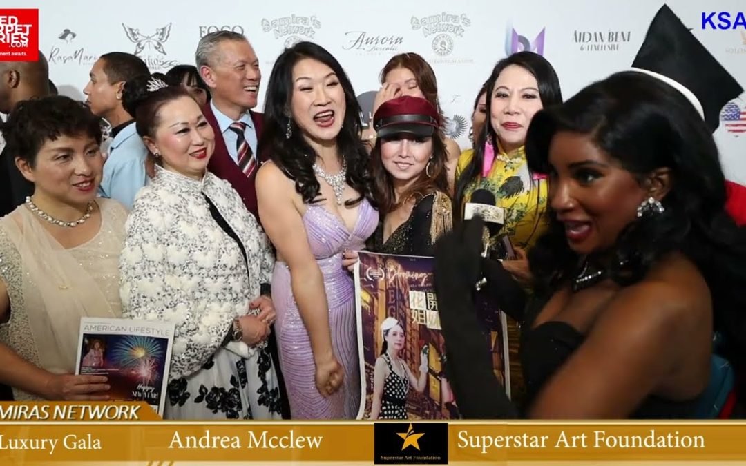 Luxury Gala 2024- Andrea's interview with May Liu for her movie " Blooming Sisters"