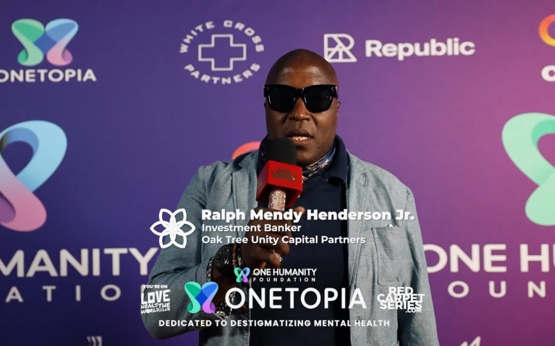Video: Ralph Mendy Henderson Jr. Talks Investment Banking & Mental Health Strategies with One Humanity