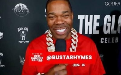 @bustarhymes bringing the vibes and representing for @theofficialharryo’s Godfat…