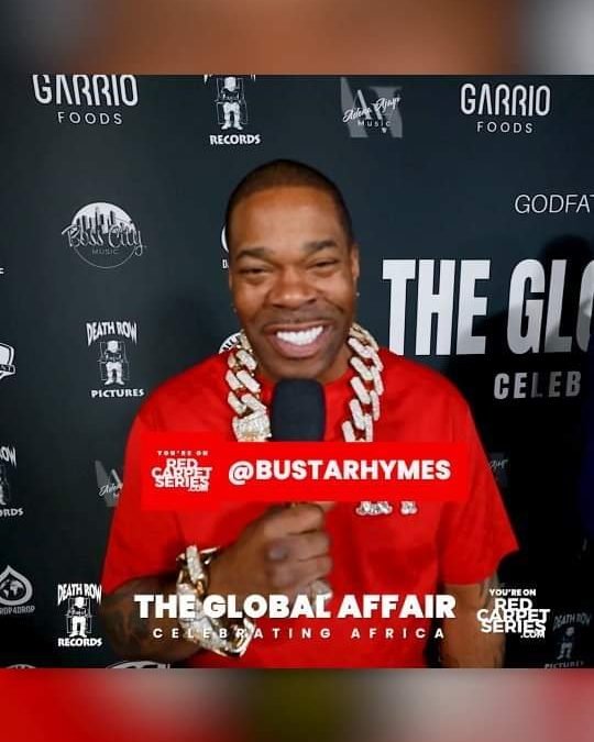 @bustarhymes bringing the vibes and representing for @theofficialharryo's Godfat...