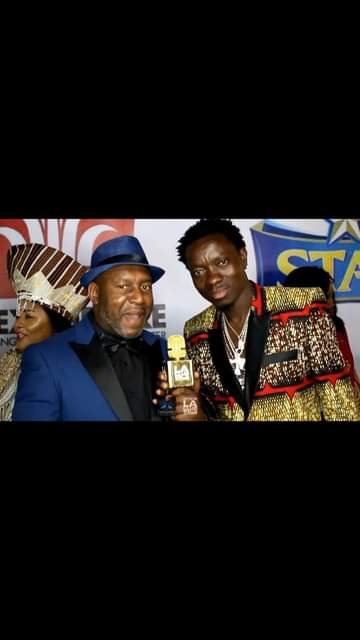 @michaelblackson discusses his African attire at the 2017 edition of the @hapawa...