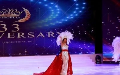 Crystal is the Queen of Elegance stepping on stage at Mrs. Europe Global by Virg…