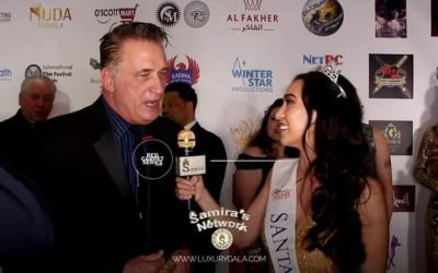 Daniel Baldwin with Amanda Brooke Ford on the red carpet at the Luxury Gala by S…