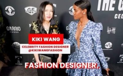 Fashion at its finest!  Had the honor of catching up with the iconic Kiki Wang a…