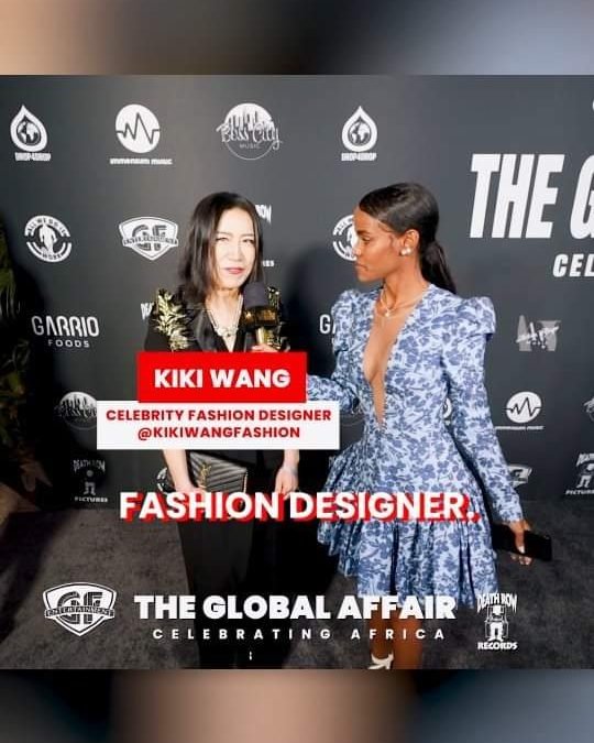 Fashion at its finest!  Had the honor of catching up with the iconic Kiki Wang a…