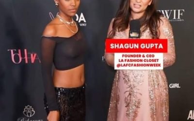 Had fun at LA Fashion Week stepping onto the red carpet with the visionary power…