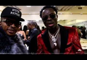 Michael Blackson chops it up with Romeo Mputu backstage at the 2018 edition of t…