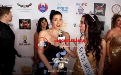Michele Kanan with Amanda Brooke Ford on the red carpet at the Luxury Gala by Sa…