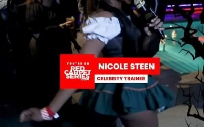 Nicole Steen is Hollywood’s German Beer Maid at Haunted Hotel 2023!   Prost, fit…