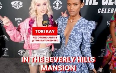 Pop star Tori Kay lit up The Global Affair in Beverly Hills in silver and bright…