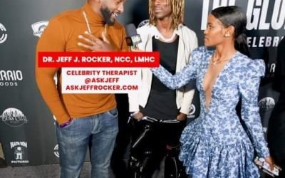Things got funky on the grey carpet with Celebrity Therapist Dr. Jeff J. Rocker …