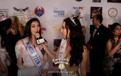 Trina Nguyen with Amanda Brooke Ford on the red carpet at the Luxury Gala by Sam…