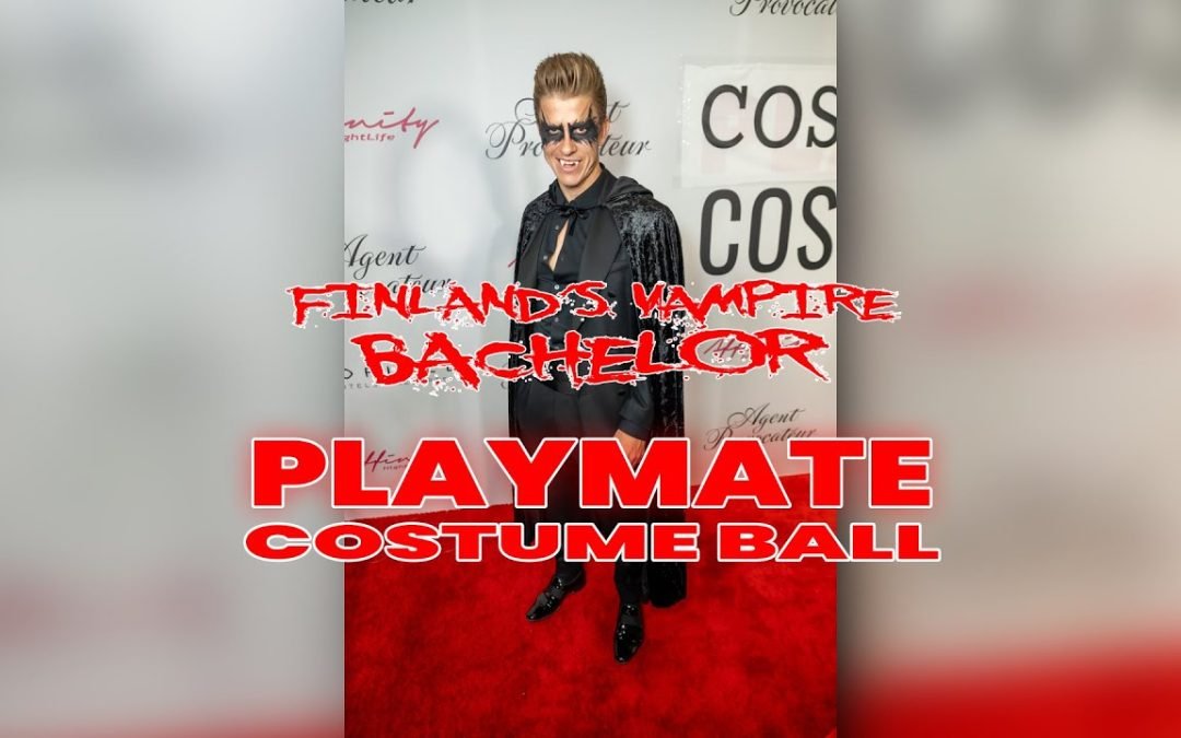 Bachelor of Finland Joonas Kent Brings His Charm to the Playmate Costume Ball!