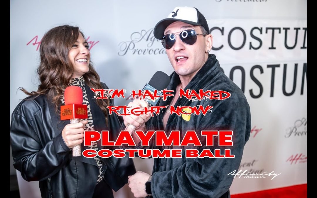 Joey Sasso Shows Up Half Naked at the Playmate Costume Ball in Beverly Hills!