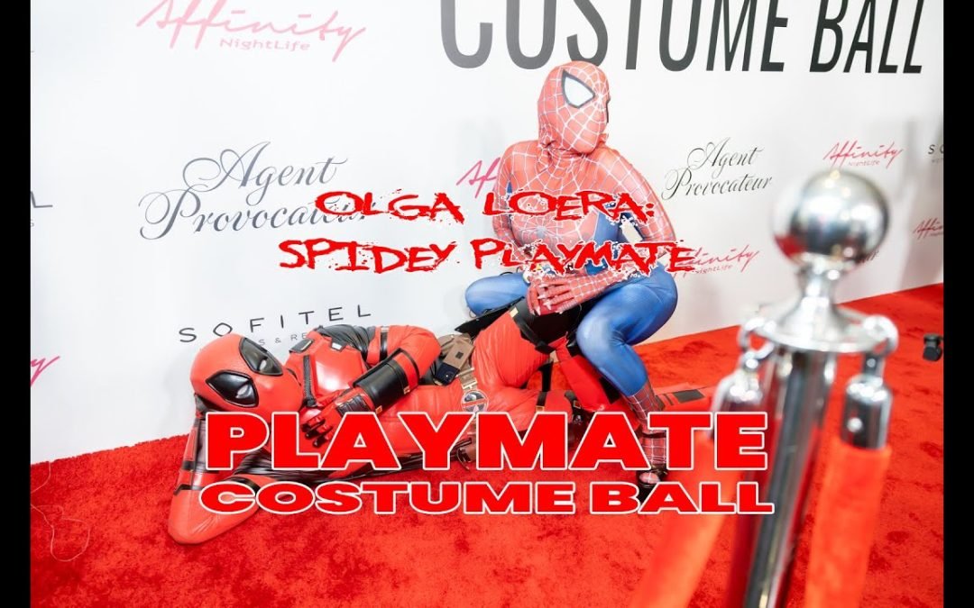 Playboy Playmate Olga Loera Is Sexy Spiderwoman at the Playmate Costume Ball!