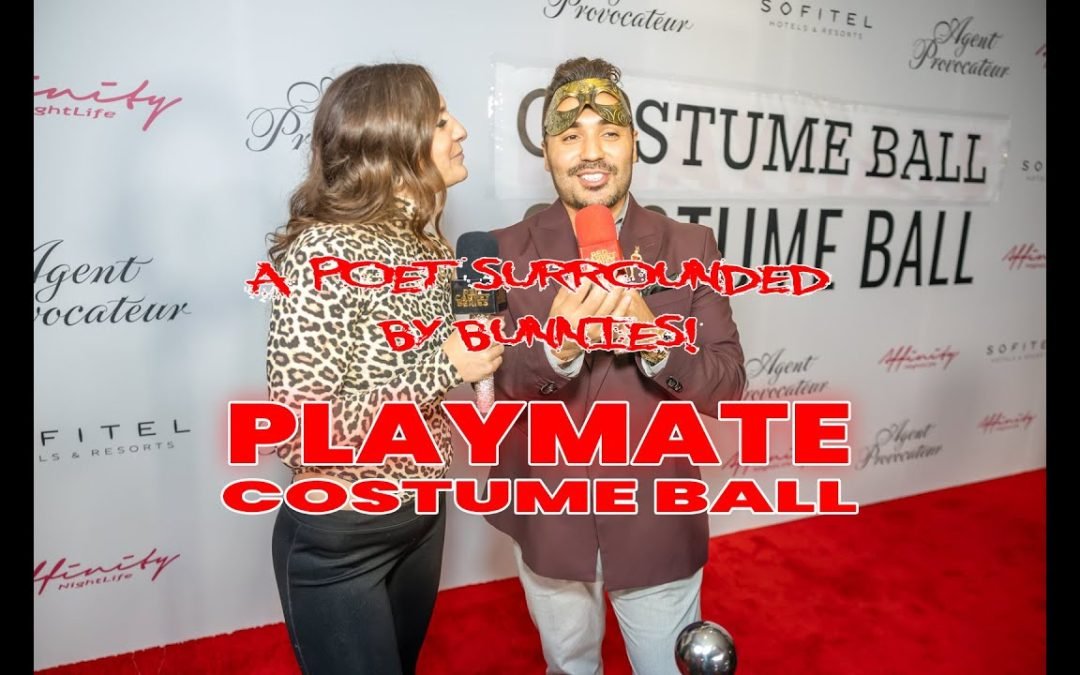 Poet Brandon Villasenor Adds a Literary Touch to the Playmate Costume Ball!