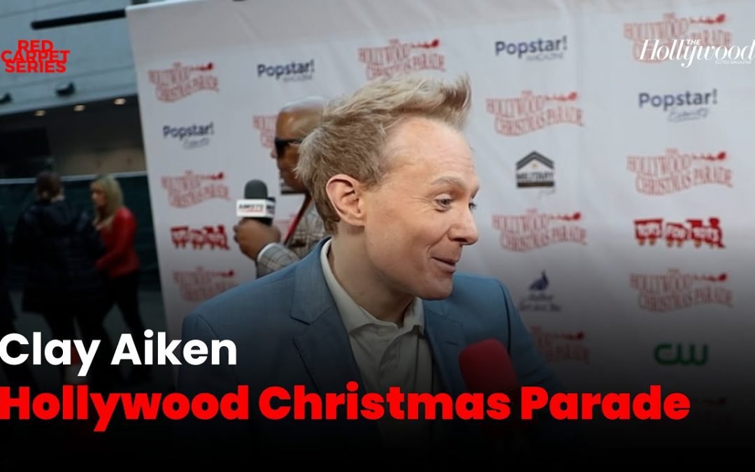 Clay Aiken Brings Holiday Spirit to the Hollywood Christmas Parade!