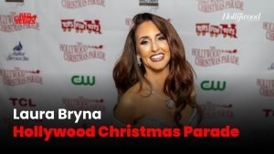 Laura Bryna Rocks the Red Carpet with Holiday Spirit!