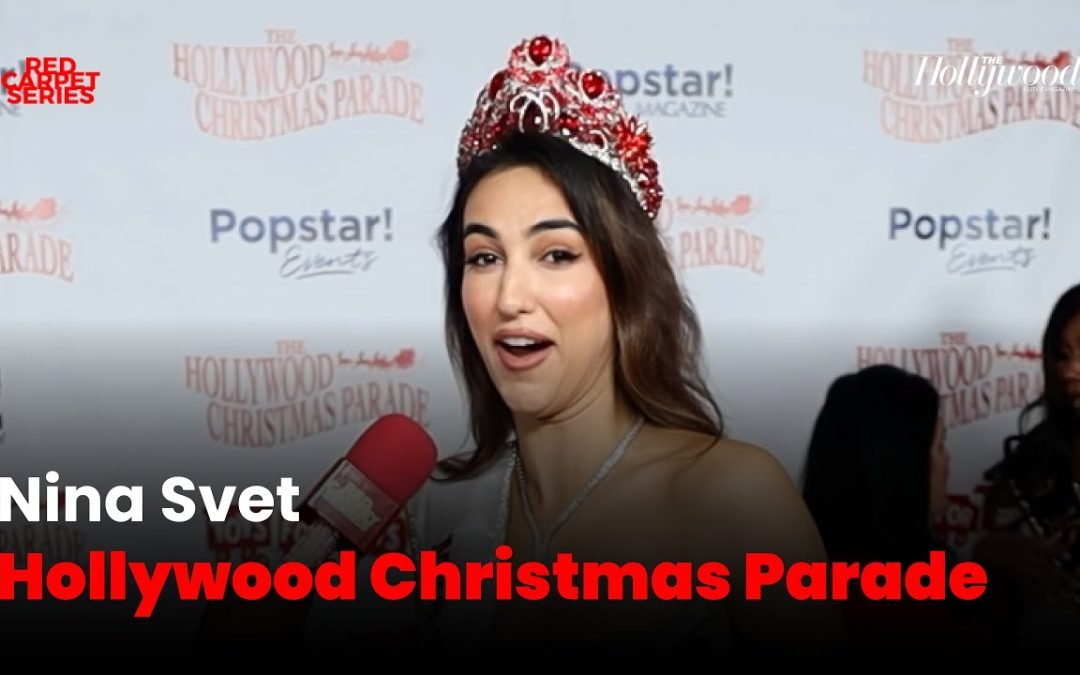 Nina Svet Brings Royal Elegance to the Hollywood Christmas Parade!