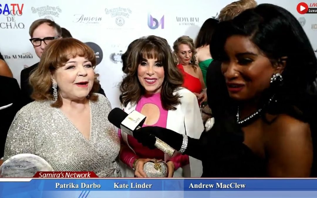 Luxury Gala 2024 -  Andrea  from Samiras Nework interviewed Patrika Darbo & Kate Linder