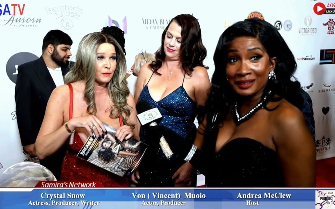 Luxury Gala 2024 - Crystal Snow writer and producer of Angel Dust was interviewed by Andrea McClew