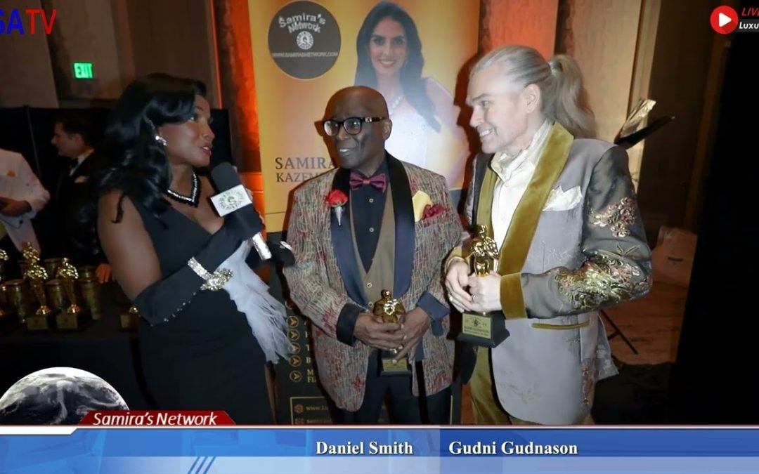 Luxury Gala 2024 - Interview with Gudni Gudnason and Daniel Smith after receiving award on stage