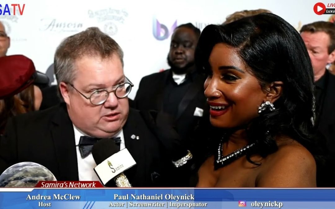 Luxury Gala 2024- Redcarpet interview by Andrea McClew with Paul Nathaniel Oleynick
