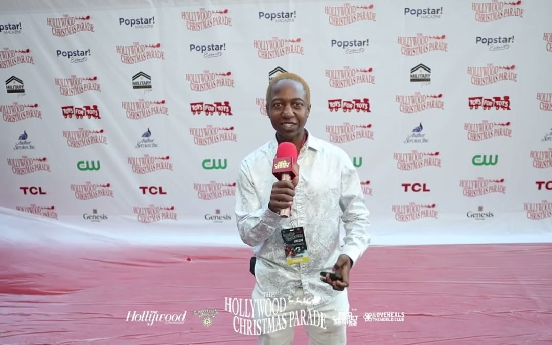 Video: Red Carpet Series CEO Dumisani Maraire Jr. Kicks Off the Hollywood Christmas Parade!