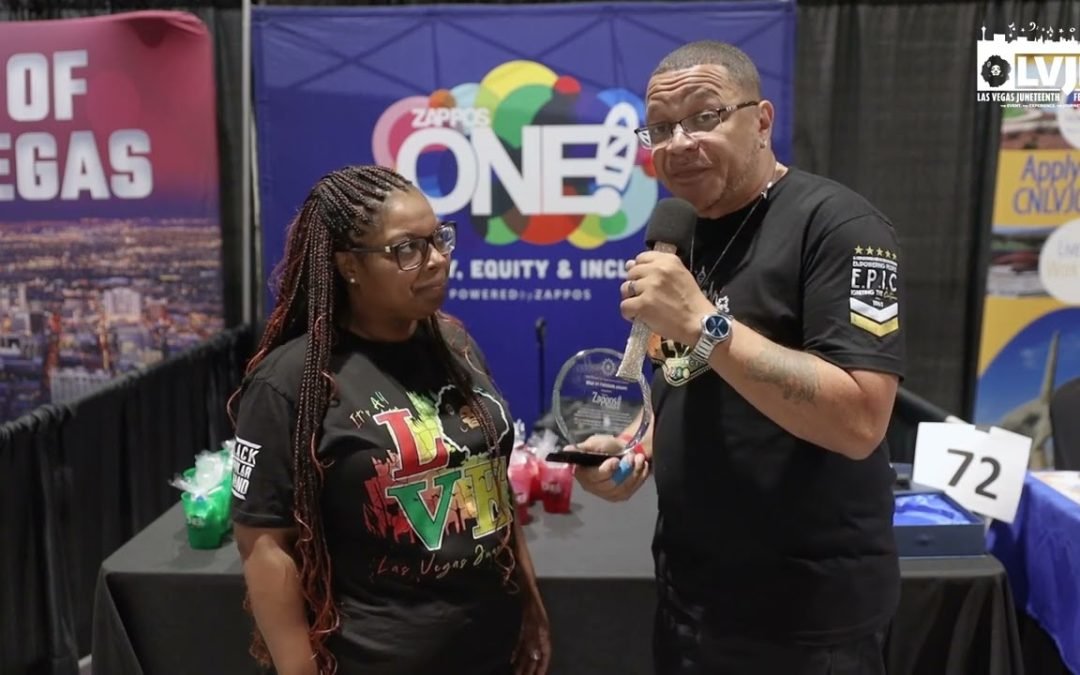 Video: Zappos Receives Their Sponsorship Award at the 2024 Las Vegas Juneteenth Festival