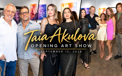 Pics: Taia Akulova’s Art Opening 2026