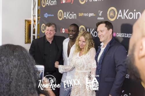 Pictures of Akon on Red Carpet Series.