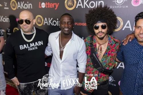 Pictures of Akon on Red Carpet Series.